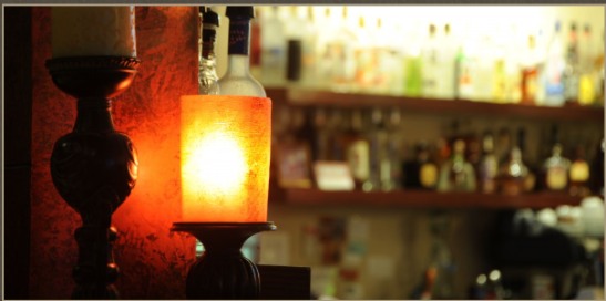 Warm lamp by Milano Cafe bar